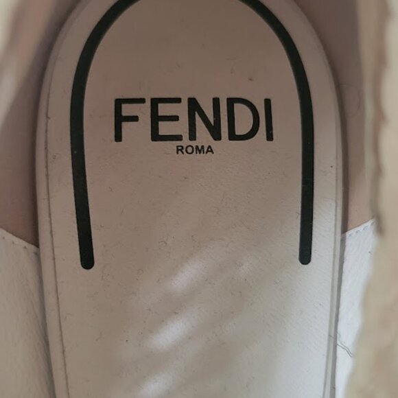 Fendi  Woven White Textured Fabric Reflections High Heels Pumps - Picture 16 of 16